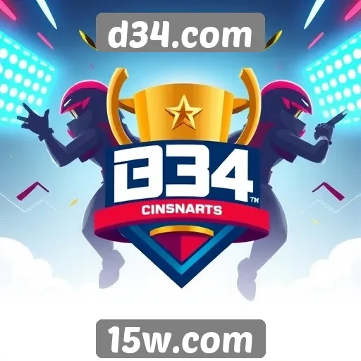 Plataforma d34.com apresenta torneios competitivos de eSports
