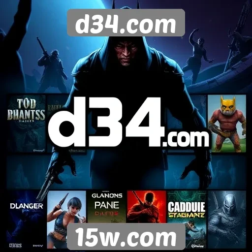 Análise da biblioteca de jogos do site d34.com